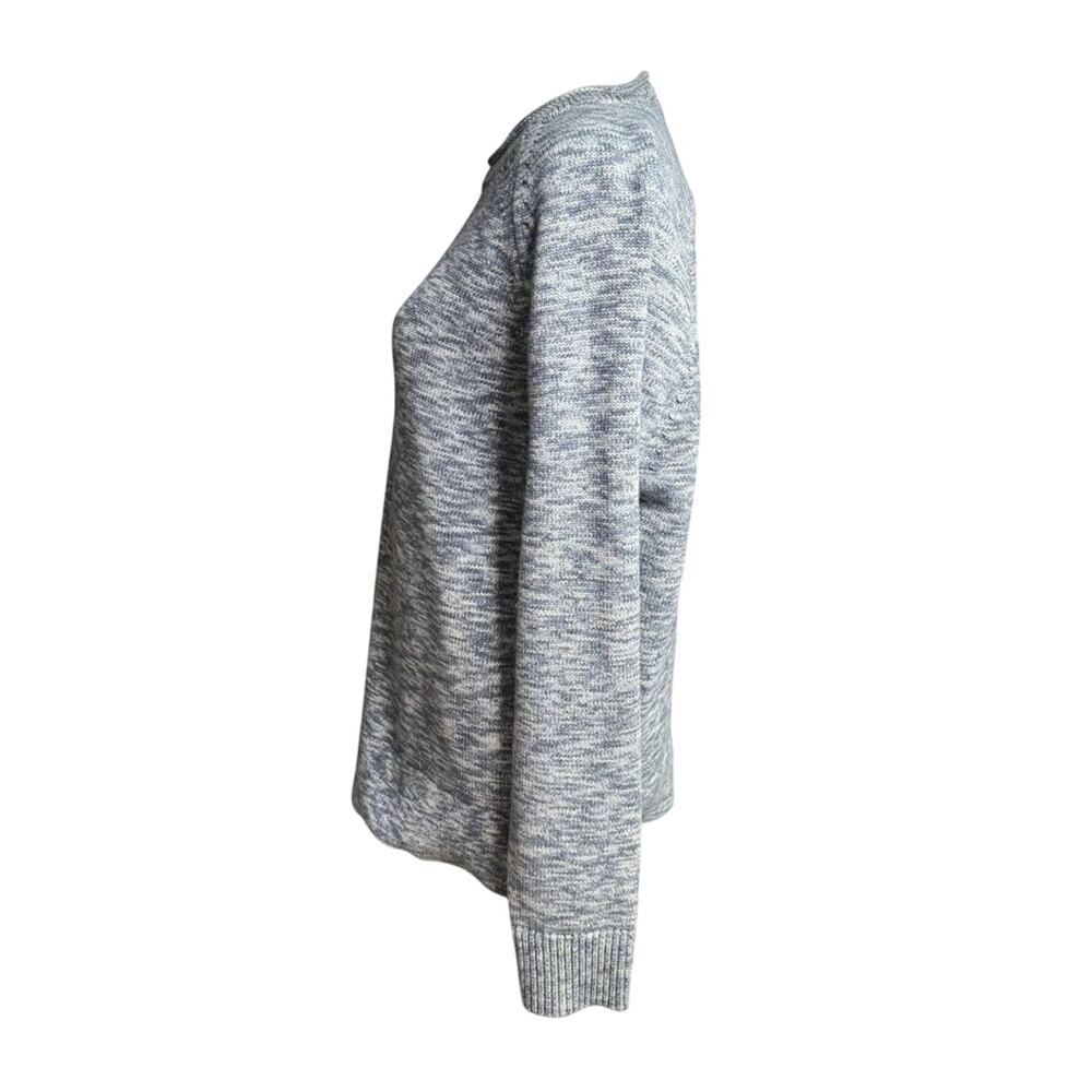 Lululemon Athletica Sweater Night Sea Blue Boxy Cotton Blend Size Medium - Picture 7 of 10
